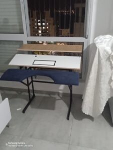 שולחן אור + משטח מגנטי